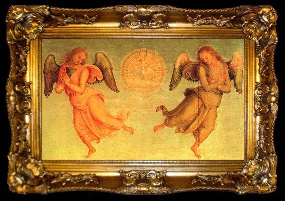 framed  Pietro Perugino The Saint Augustine Polyptych, ta009-2